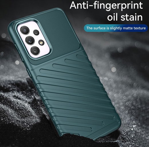 Samsung Galaxy A33 Hoesje TPU Thunder Design Back Cover Groen afbeelding 7