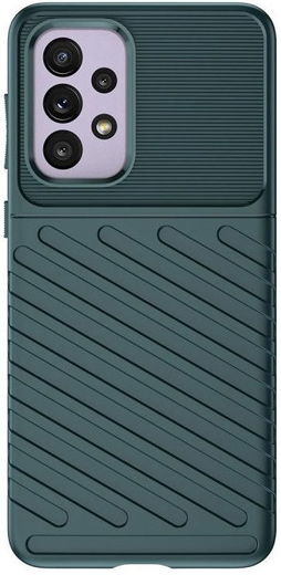 Samsung Galaxy A33 Hoesje TPU Thunder Design Back Cover Groen afbeelding 2