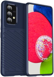 Samsung Galaxy A53 Hoesje TPU Thunder Design Back Cover Blauw afbeelding