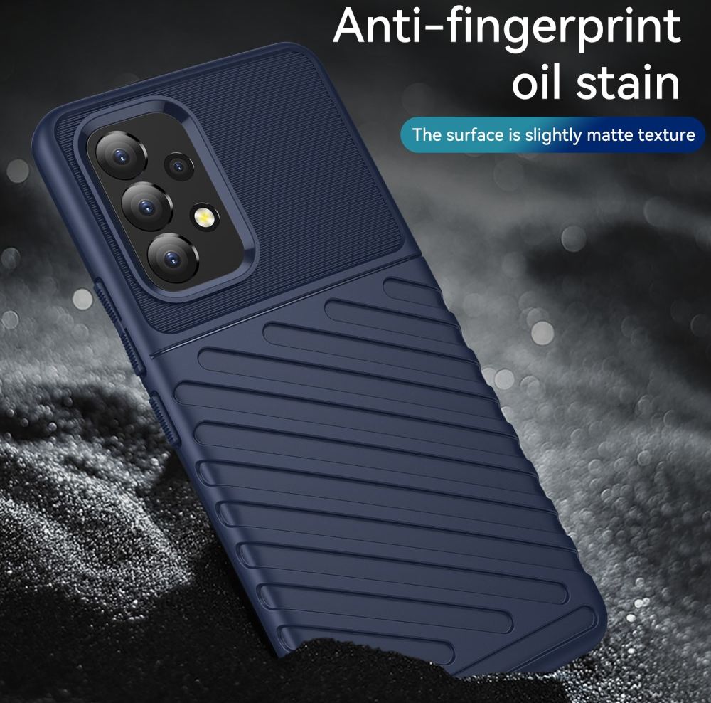 Samsung Galaxy A53 Hoesje TPU Thunder Design Back Cover Blauw afbeelding 8