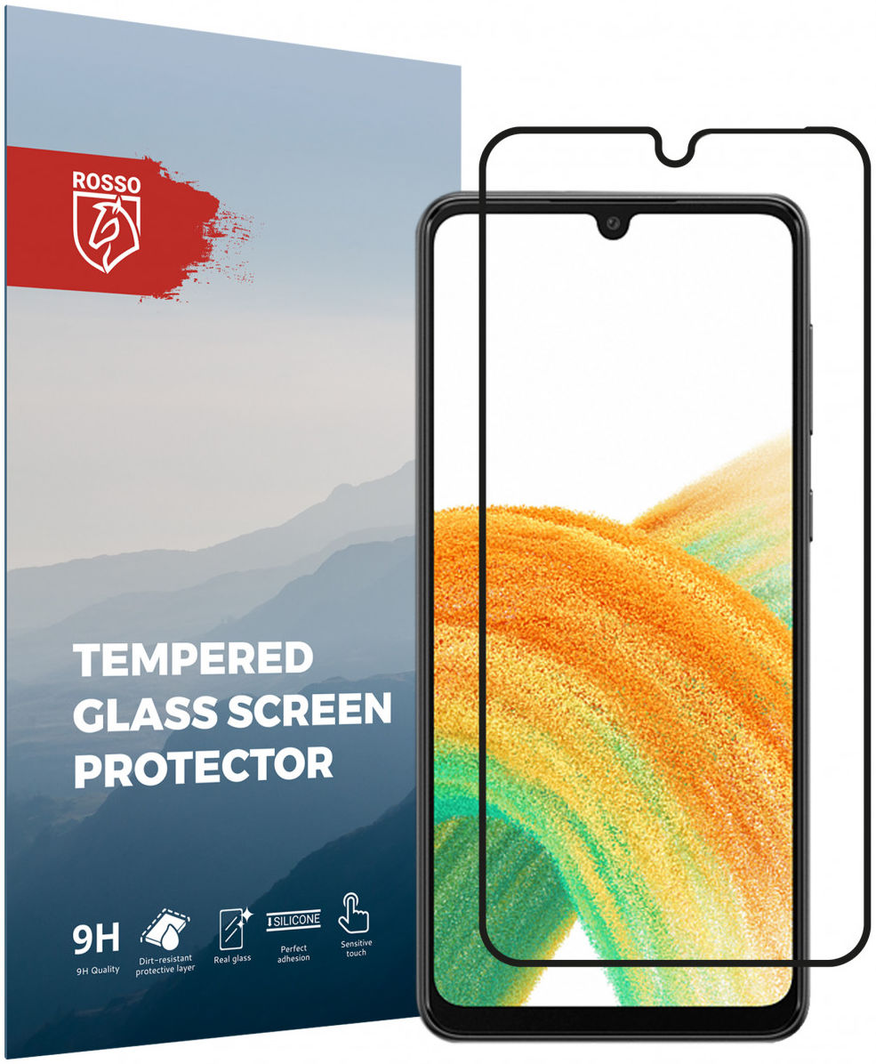Rosso Samsung Galaxy A33 9H Tempered Glass Screen Protector afbeelding 1