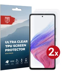Rosso Samsung Galaxy A53 Ultra Clear Screen Protector Duo Pack afbeelding