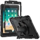 Apple iPad 9.7 (2017/2018) / Air 2 Hoes met Screen Protector en Handriem Zwart afbeelding 1
