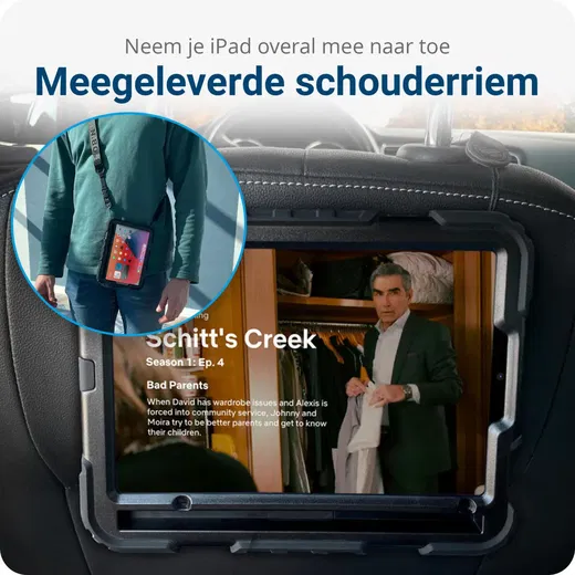 Apple iPad Pro 11 Hoes met Screen Protector en Handriem Zwart afbeelding 6