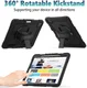 Apple iPad Pro 12.9 Hoes met Screen Protector en Handriem Zwart afbeelding 10