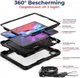 Apple iPad Pro 12.9 Hoes met Screen Protector en Handriem Zwart afbeelding 2