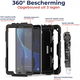 Samsung Galaxy Tab A 10.1 (2016) Hoes met Screen Protector en Handriem Zwart afbeelding 2