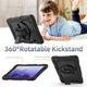 Samsung Galaxy Tab A7 (2022 / 2020) Hoes met Screen Protector en Handriem Zwart afbeelding 9