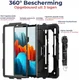 Samsung Galaxy Tab S7 Hoes met Screenprotector en Handriem Zwart afbeelding 2