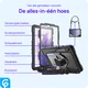 Samsung Galaxy Tab S8+ / S7+ / S7 FE Hoes met Screen Protector en Handriem Zwart afbeelding 5