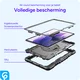 Samsung Galaxy Tab S8+ / S7+ / S7 FE Hoes met Screen Protector en Handriem Zwart afbeelding 9