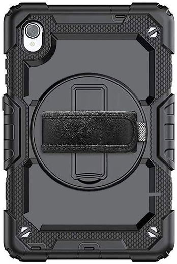 Lenovo Tab M8 Hoes met Screen Protector en Handriem Zwart afbeelding 9