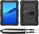 Huawei MediaPad T5 Hoes met Screen Protector en Handriem Zwart afbeelding 15