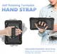 Huawei MediaPad T5 Hoes met Screen Protector en Handriem Zwart afbeelding 11