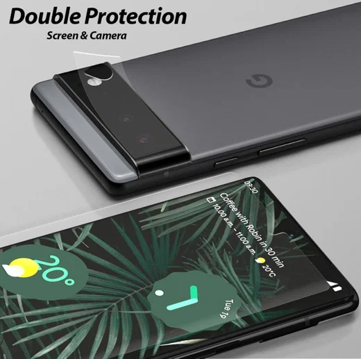 Whitestone Dome Glass Google Pixel 6 Pro Screen Protector (2-Pack) afbeelding 6