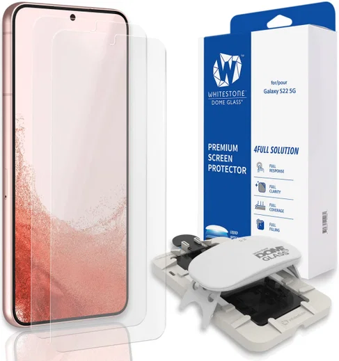 Whitestone Dome Glass Samsung Galaxy S22 Screen Protector (2-Pack) afbeelding 1