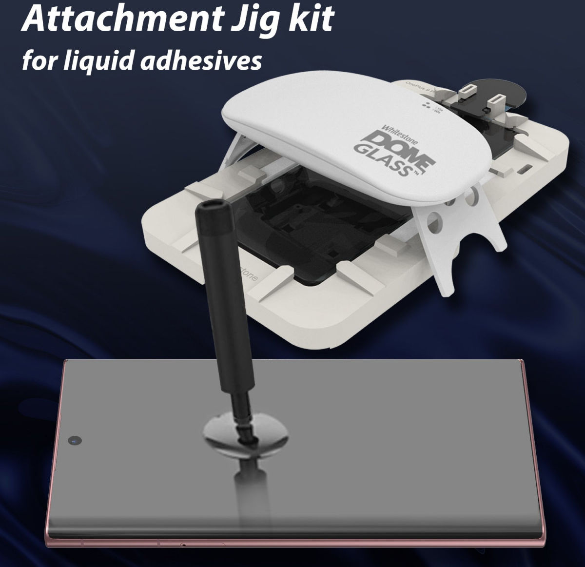 Whitestone Dome Glass Samsung Galaxy S22 Ultra Screen Protector 2-Pack afbeelding 4