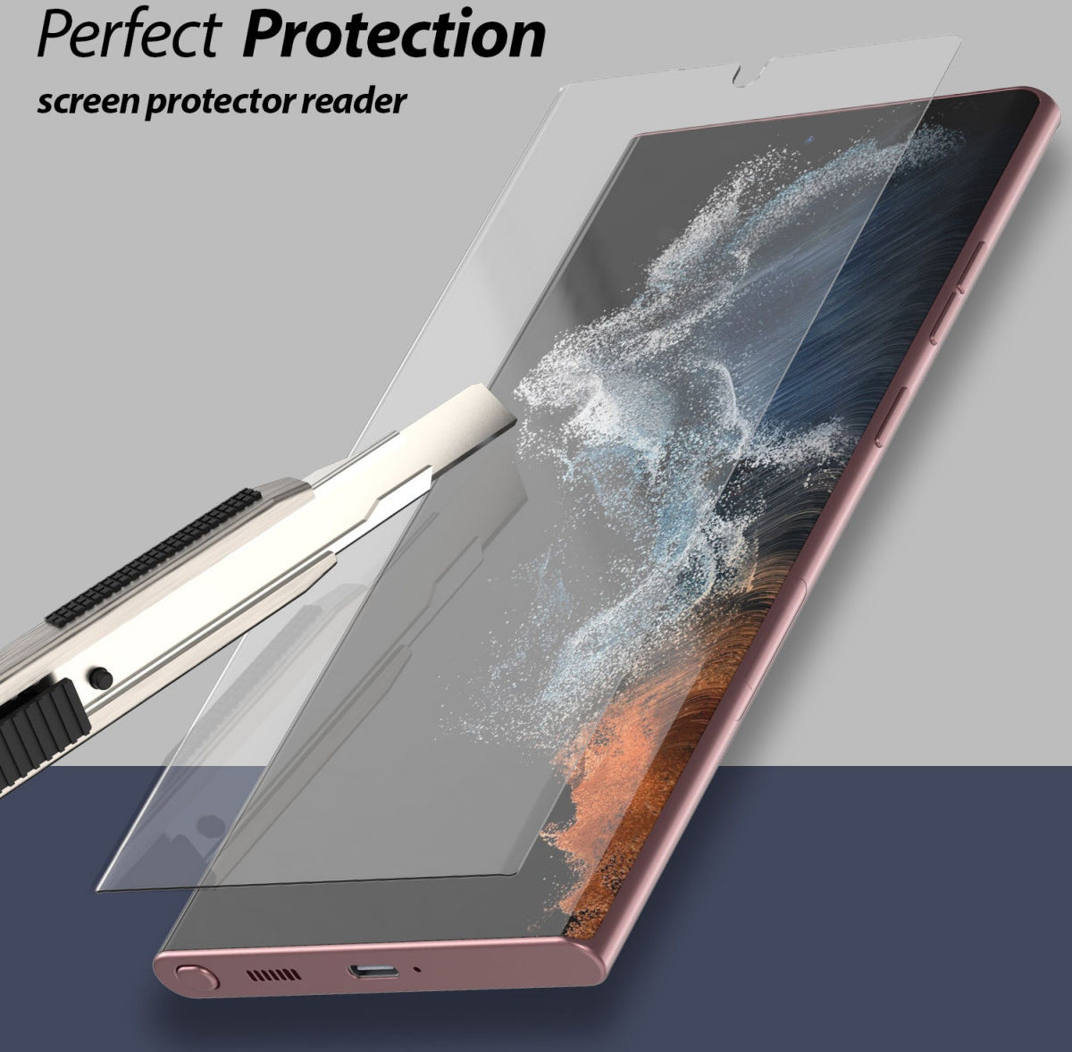 Whitestone Dome Glass Samsung Galaxy S22 Ultra Screen Protector 2-Pack afbeelding 6