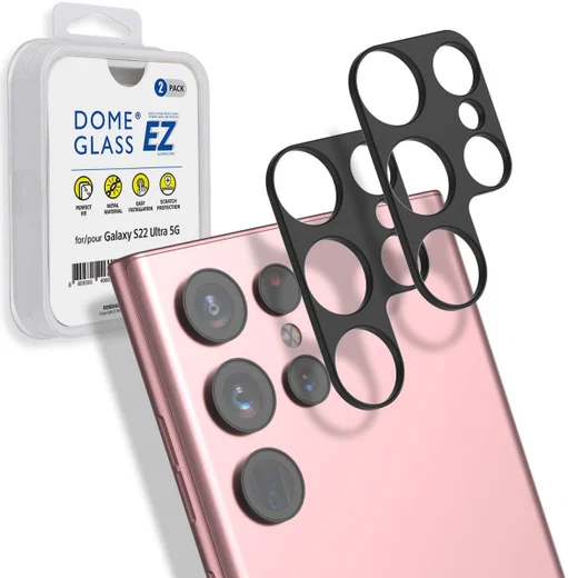 Whitestone Camera EZ Samsung S22 Ultra Camera Protector (2-Pack) afbeelding 1