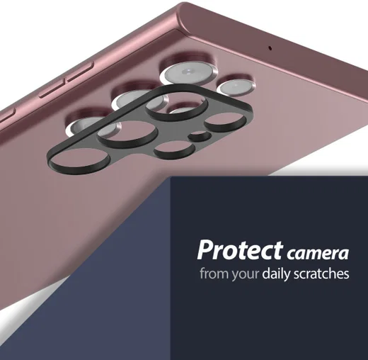 Whitestone Camera EZ Samsung S22 Ultra Camera Protector (2-Pack) afbeelding 6