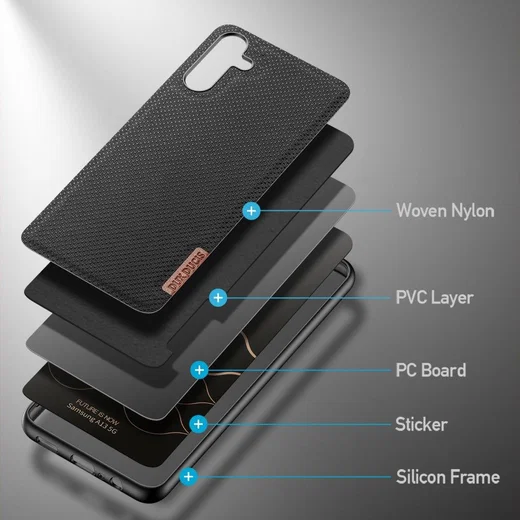 Dux Ducis Fino Samsung Galaxy A13 5G / A04s Hoesje Back Cover Zwart afbeelding 3