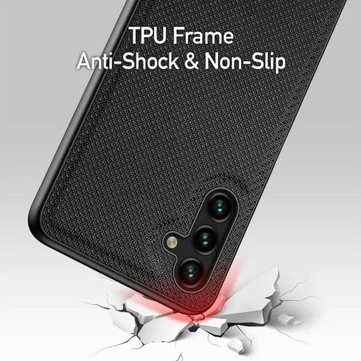 Dux Ducis Fino Samsung Galaxy A13 5G / A04s Hoesje Back Cover Zwart afbeelding 5