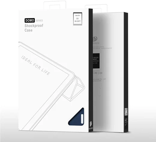 Dux Ducis Domo Samsung Galaxy Tab A8 Hoes Tri-Fold Book Case Zwart afbeelding 10