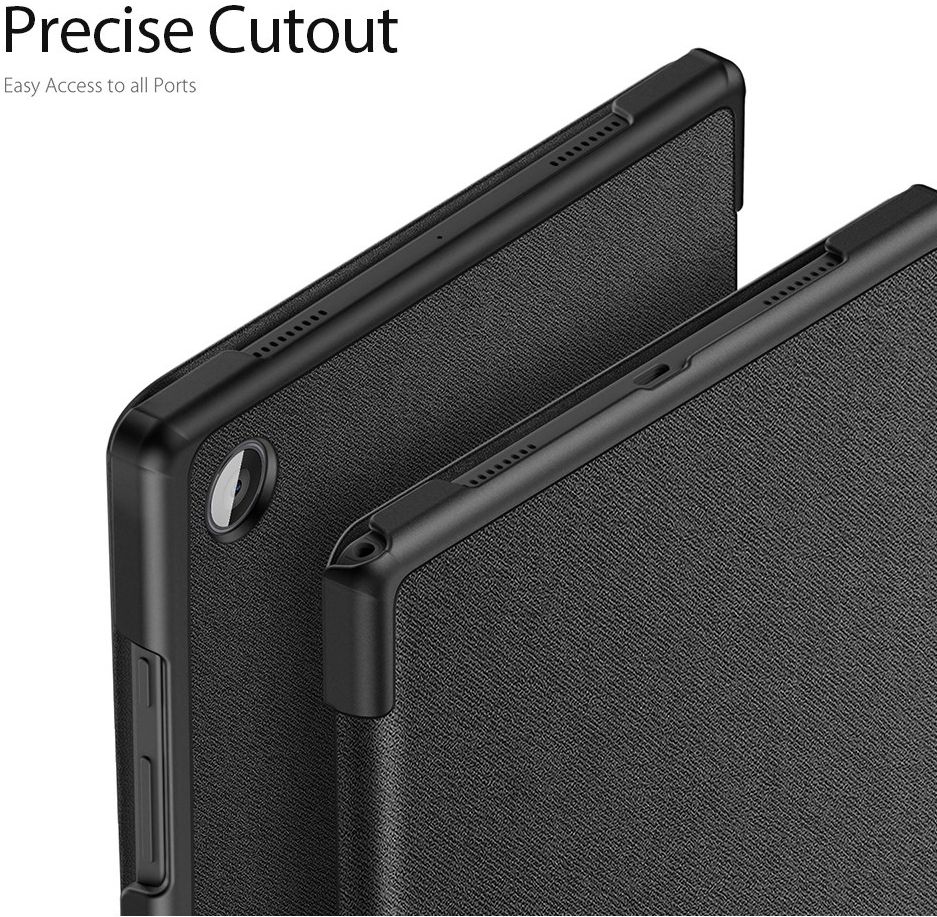 Dux Ducis Domo Samsung Galaxy Tab A8 Hoes Tri-Fold Book Case Zwart afbeelding 7