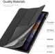 Dux Ducis Domo Samsung Galaxy Tab A8 Hoes Tri-Fold Book Case Zwart afbeelding 5