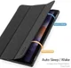 Dux Ducis Domo Samsung Galaxy Tab A8 Hoes Tri-Fold Book Case Zwart afbeelding 4