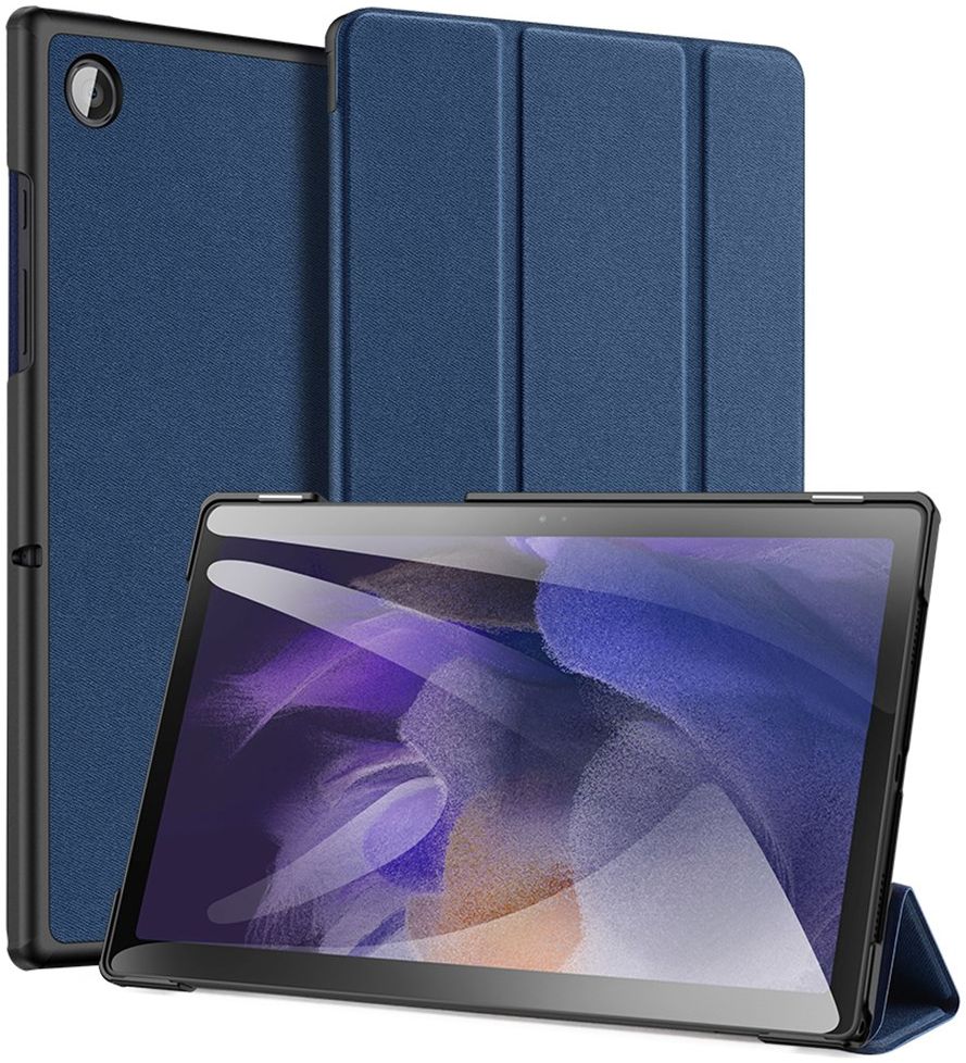 Dux Ducis Domo Samsung Galaxy Tab A8 Hoes Tri-Fold Book Case Blauw afbeelding 1