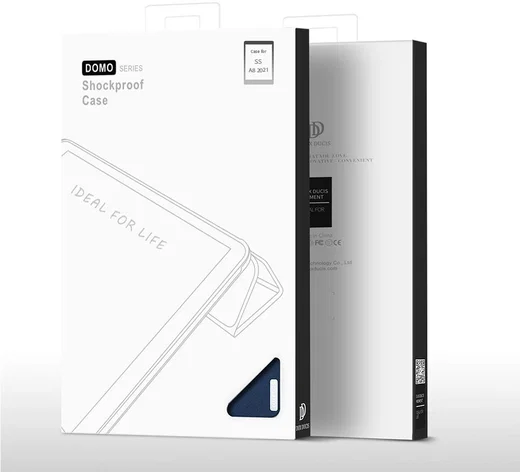 Dux Ducis Domo Samsung Galaxy Tab A8 Hoes Tri-Fold Book Case Blauw afbeelding 10