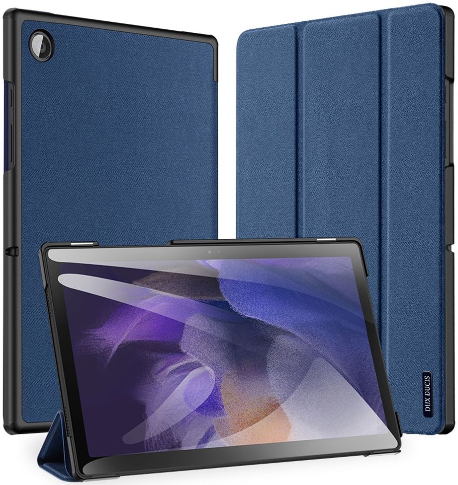 Dux Ducis Domo Samsung Galaxy Tab A8 Hoes Tri-Fold Book Case Blauw afbeelding 2