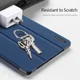 Dux Ducis Domo Samsung Galaxy Tab A8 Hoes Tri-Fold Book Case Blauw afbeelding 6