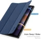 Dux Ducis Domo Samsung Galaxy Tab A8 Hoes Tri-Fold Book Case Blauw afbeelding 4