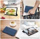 Dux Ducis Domo Samsung Galaxy Tab A8 Hoes Tri-Fold Book Case Blauw afbeelding 9