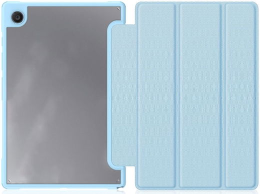 Dux Ducis Toby Samsung Galaxy Tab A8 Hoes Tri-Fold Book Case Blauw afbeelding 10
