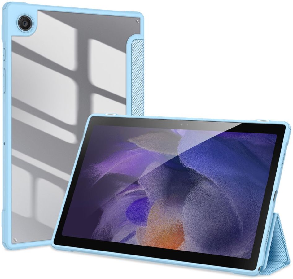 Dux Ducis Toby Samsung Galaxy Tab A8 Hoes Tri-Fold Book Case Blauw afbeelding 2
