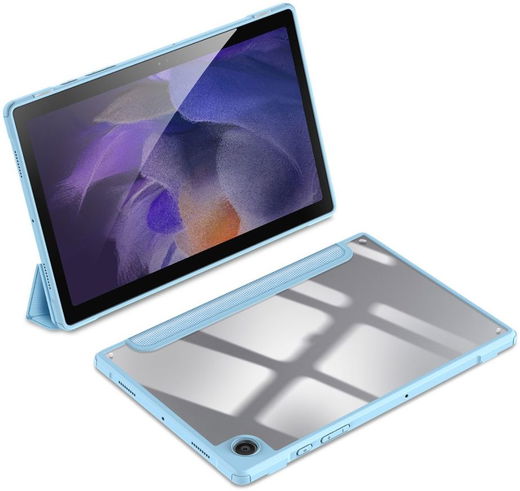 Dux Ducis Toby Samsung Galaxy Tab A8 Hoes Tri-Fold Book Case Blauw afbeelding 7