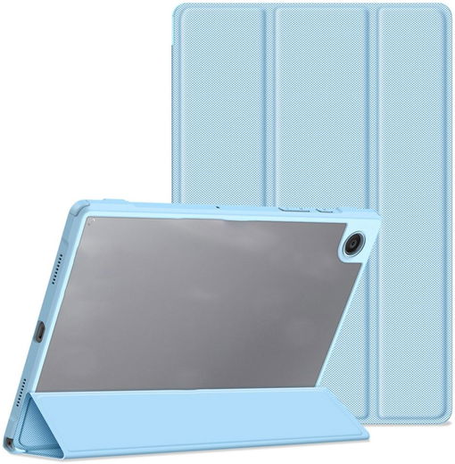Dux Ducis Toby Samsung Galaxy Tab A8 Hoes Tri-Fold Book Case Blauw afbeelding 9