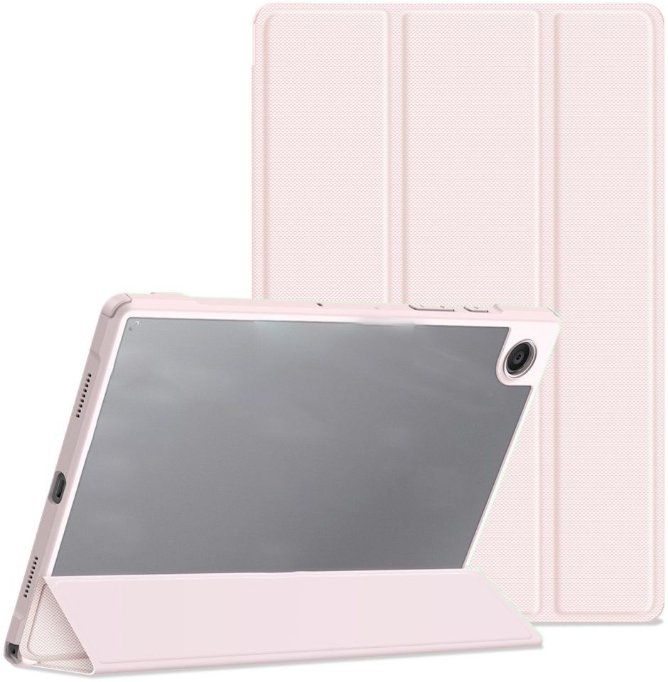 Dux Ducis Toby Samsung Galaxy Tab A8 Hoes Tri-Fold Book Case Roze afbeelding 9