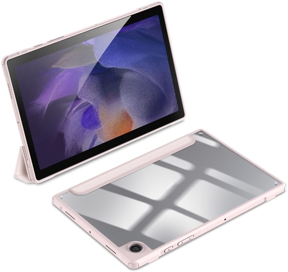 Dux Ducis Toby Samsung Galaxy Tab A8 Hoes Tri-Fold Book Case Roze afbeelding 10