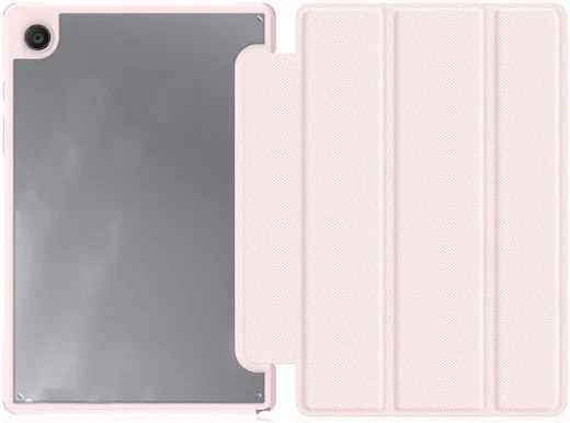 Dux Ducis Toby Samsung Galaxy Tab A8 Hoes Tri-Fold Book Case Roze afbeelding 3