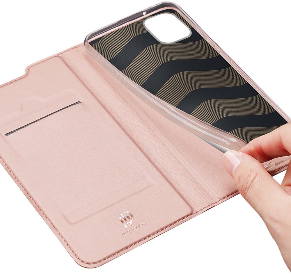 Dux Ducis Skin Pro Series Samsung Galaxy A03 Hoesje Portemonnee Roze afbeelding 5