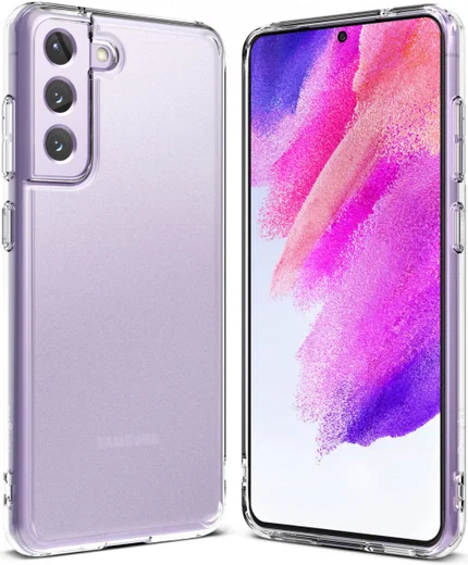 Ringke Fusion Samsung Galaxy S21 FE 5G Hoesje Matte Transparant afbeelding 1
