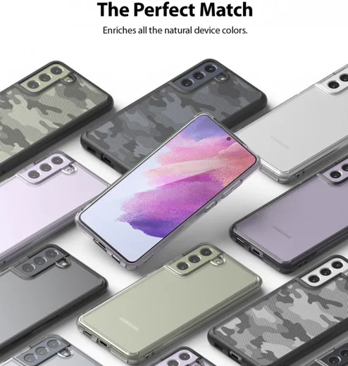 Ringke Fusion Samsung Galaxy S21 FE 5G Hoesje Matte Transparant afbeelding 13