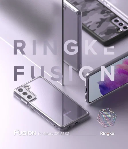 Ringke Fusion Samsung Galaxy S21 FE 5G Hoesje Matte Transparant afbeelding 14