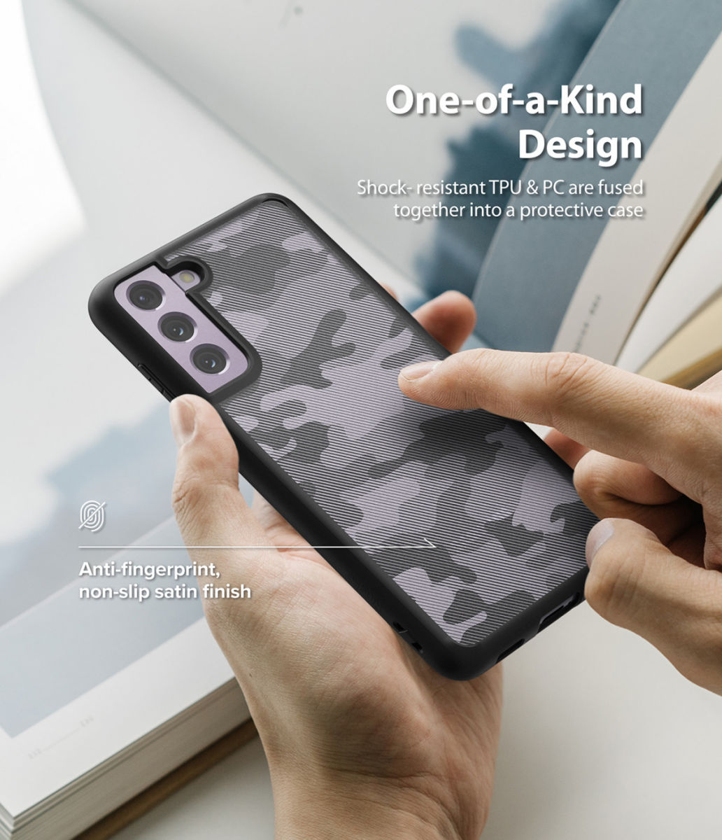Ringke Fusion Samsung Galaxy S21 FE 5G Hoesje Matte Transparant afbeelding 7