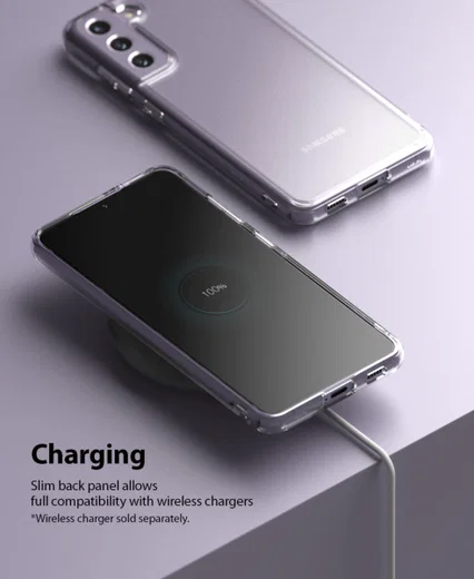Ringke Fusion Samsung Galaxy S21 FE 5G Hoesje Matte Transparant afbeelding 8