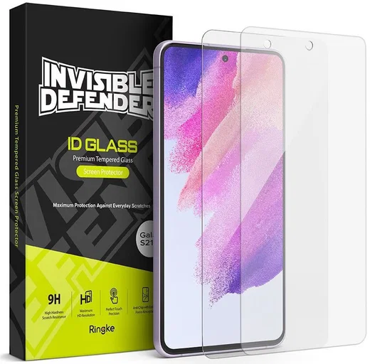 Ringke Samsung Galaxy S21 FE Screen Protector Tempered Glass (2-Pack) afbeelding 1